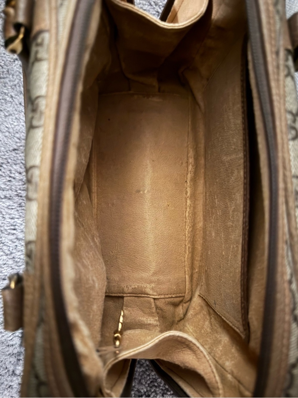 Gucci Vintage Brown GG Joy Boston Bag Canvas - Picture 10 of 14